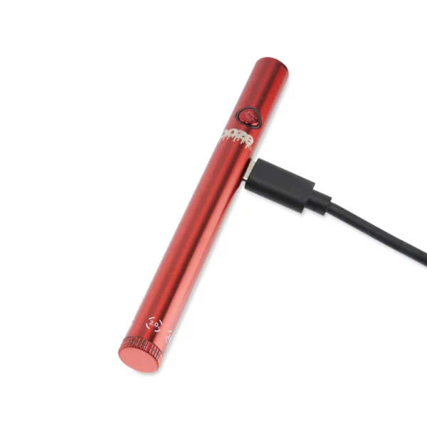Ooze Slim Twist Pen Vape Battery – Ruby Red - Image 4